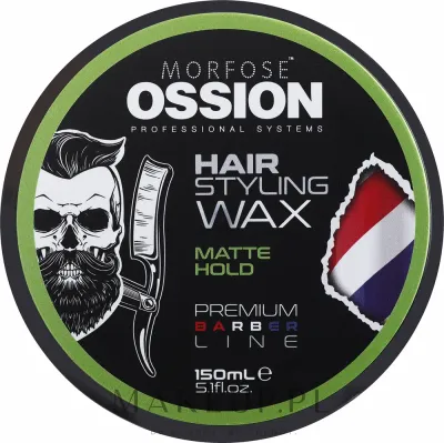 Матирующий воск для волос Morfose Ossion Matte Hold Hair Styling Wax для стайлинга