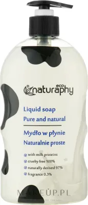 Naturaphy Bluxcosmetics Natural Eco Liquid Soap With Milk Proteins - Жидкое мыло для рук Bluxcosmetics Natural Eco с молочными протеинами, 650 мл