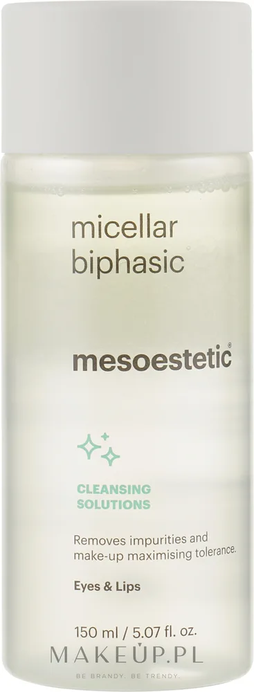 Mesoestetic Micellar Biphasic двухфазная мицеллярная вода для снятия макияжа глаз и губ 150 мл