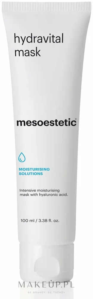 Mesoestetic Cosmedics Hydravital Mask — увлажняющая маска для лица с гиалуроновой кислотой для сухой и обезвоженной кожи, 100 мл