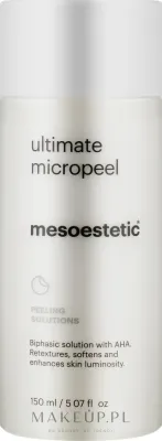 Осветляющий пилинг для лица Mesoestetic Ultimate Micropeel Peeling Solutions, 150 мл, Испания