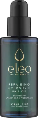 Восстанавливающее масло для волос на ночь Oriflame Eleo Repairing Overnight Hair Oil, 50 мл