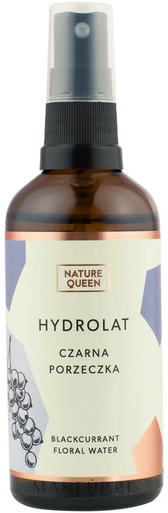 Гидролат Nature Queen Hydrolat Black Currant чёрная смородина, для лица и волос, 100 мл