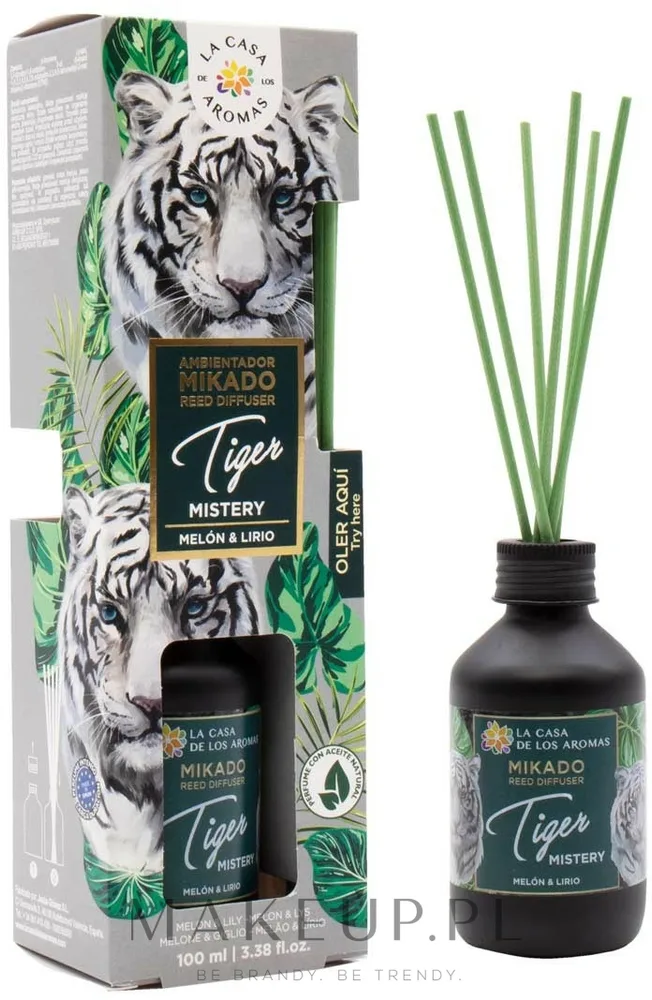 Аромадиффузор для дома La Casa de Los Aromas Safari Reed Diffuser Tiger Mistery 95 мл