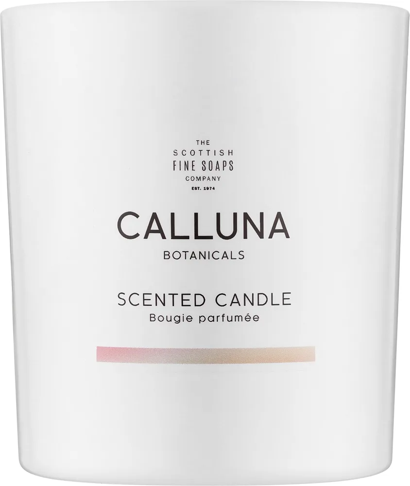 Scottish Fine Soaps Calluna Botanicals / Ароматическая свеча в стекле, бергамот, тонка и ваниль, 300 мл