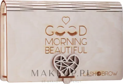 Набор Lash Brow Good Morning Beautiful тушь для ресниц 10 мл сыворотка 9 г масло для бровей и ресниц 6 мл в подарочной коробке