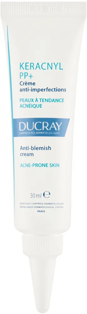 Крем для лица Ducray Keracnyl PP+ для кожи склонной к несовершенствам с ниацинамидом 30 мл