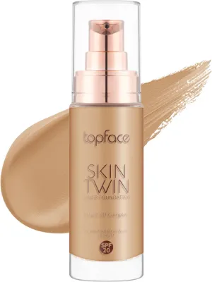 Тональный флюид TopFace Skin Twin Cover Foundation, 32 мл, оттенок 009