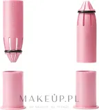 Туба для кистей для макияжа Brushtube, с фиксирующим кольцом и защитным колпачком, розовая — фото 2