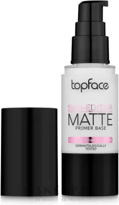 База под макияж TopFace Skin Editor Matte Primer Base, оттенок 001