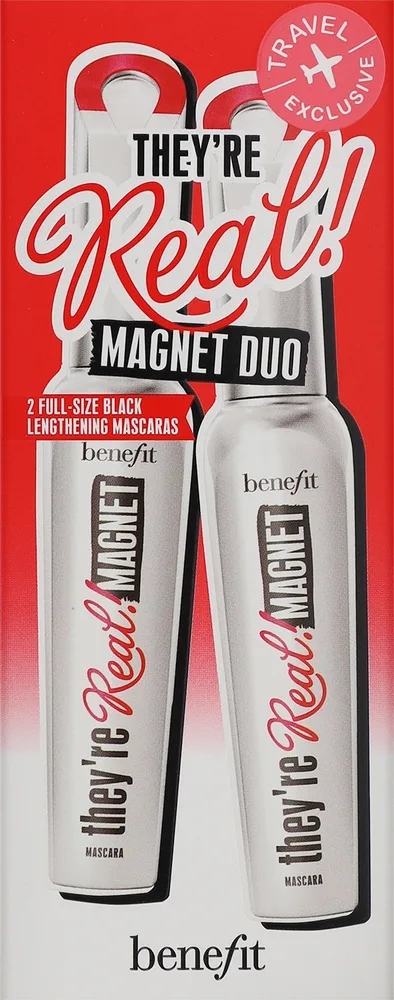 Набор туши для ресниц Benefit They're Real! Magnet удлинение и объем 2x9 мл