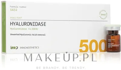 Профессиональный препарат Innoaesthetics Inno-TDS Hyaluronidase 500 для мезотерапии 4 x 5 мл