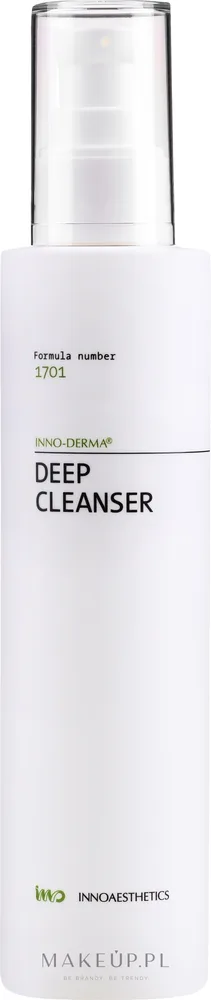 Innoaesthetics Inno-Derma Deep Cleanser эмульсия для умывания с гликолевой кислотой, глубокое очищение для жирной и проблемной кожи, 500 мл