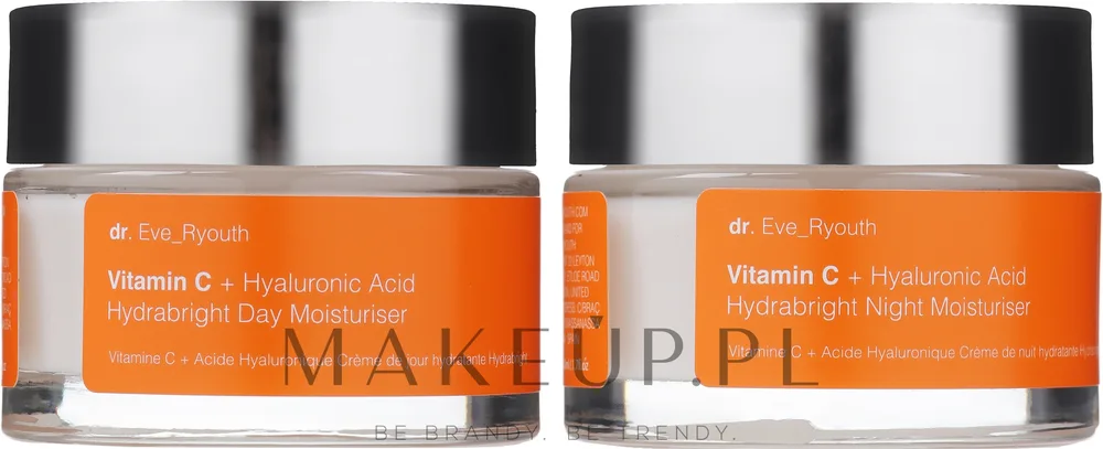 Набор кремов Dr. Eve_Ryouth Vitamin C дневной и ночной с гиалуроном скваланом и мочевиной 2x50 мл