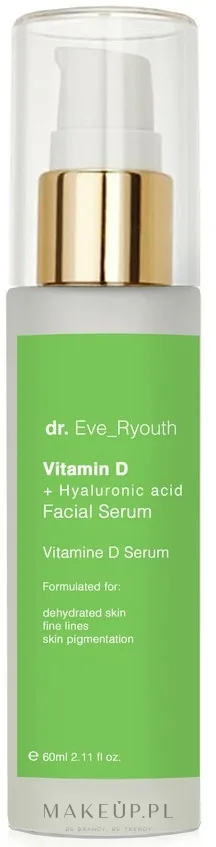 Dr. Eve_Ryouth Dr. Eve_Ryouth Vitamin D + Hyaluronic Acid Pro-Age Serum - Сыворотка для лица Др. Ив Райют Pro-Age гиалуроновая кислота цикорий коллаген 60 мл