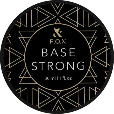 База под гель-лак F.O.X Base Strong, для ломких ногтей, в баночке, 30 мл