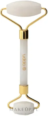 Роллер для массажа лица Uddo Face Roller, из белого жадеита, двусторонний, 1 шт