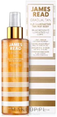 Мист для тела James Read Gradual Tan H2o Illuminating Body Mist сияющий, с эффектом лёгкого загара