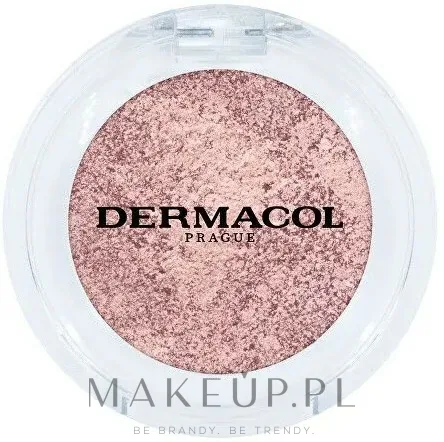 Тени для век Dermacol 3D Mono Eyeshadows, водостойкие, до 12 часов, оттенок 02 - Metal Champagne