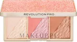 Палетка для макияжа лица Revolution Pro Crystal Luxe, оттенок Berry Flush — фото 1