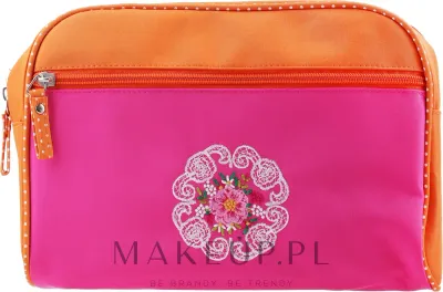 Косметичка Top Choice Mandala 98161 розово-оранжевая с карманом