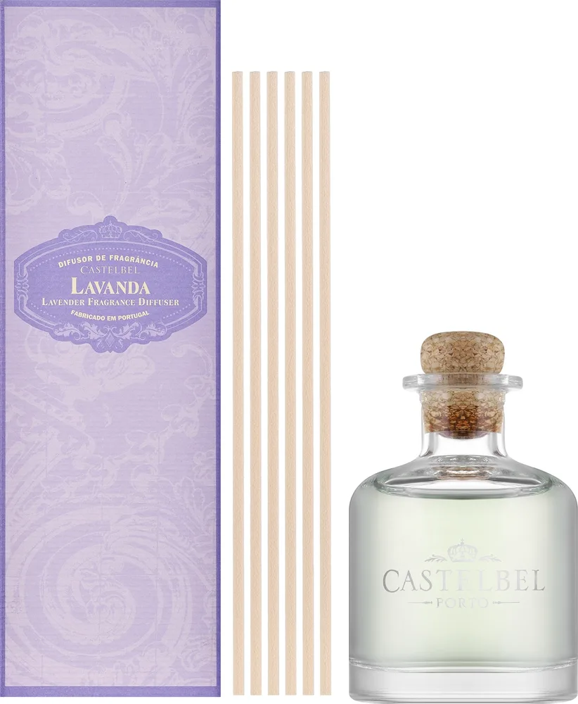 Ароматический диффузор Castelbel Lavender лаванда с палочками