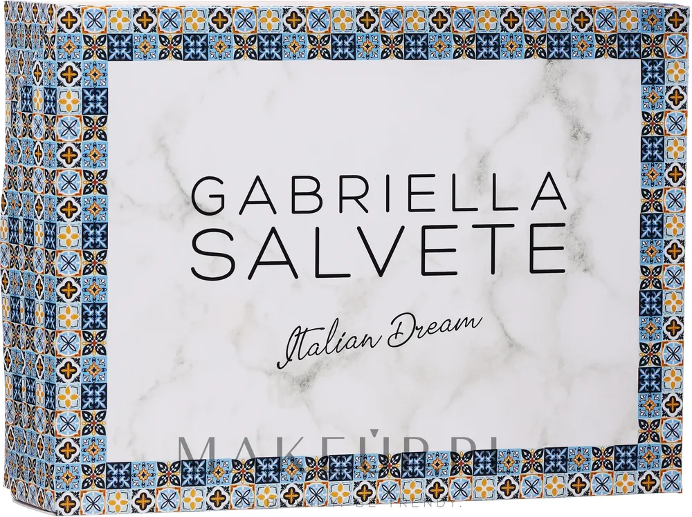 Набор Gabriella Salvete Italian Dream палетка для макияжа 20 г тушь для ресниц 12 мл и кисть для растушевки