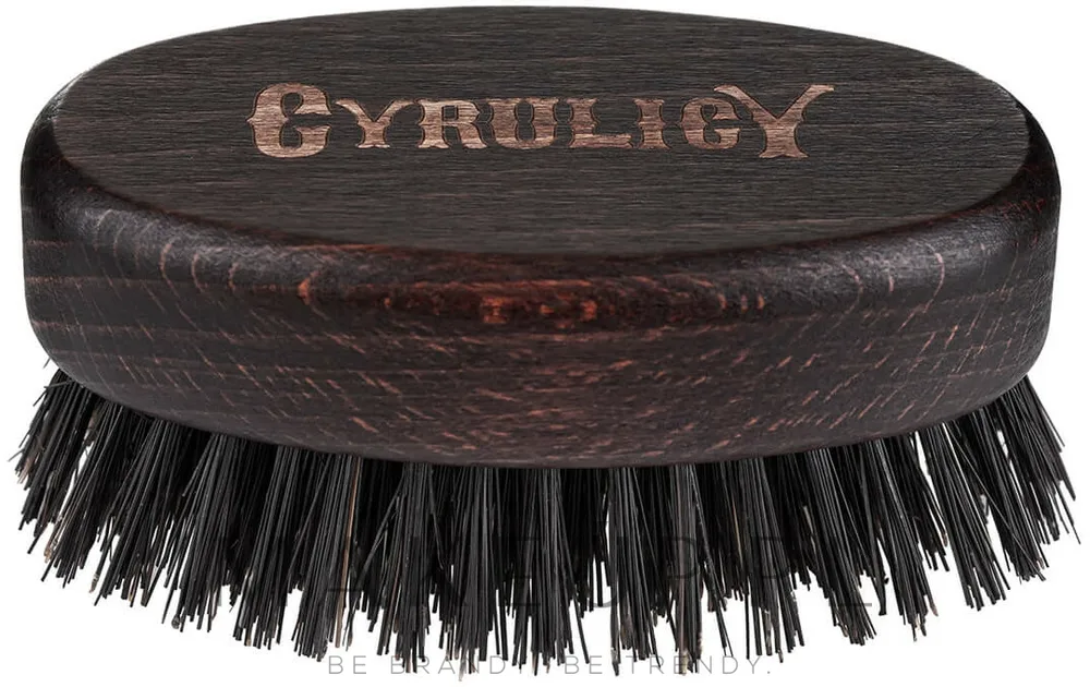 Щётка для бороды Cyrulicy Standard Beard Brush из бука, с щетиной кабана, 1 шт