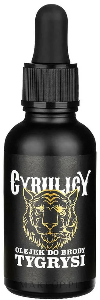 Масло для бороды Cyrulicy Tiger Beard Oil быстро впитывается, для кожи под бородой, 30 мл