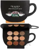 Палетка теней для век Makeup Revolution Friends X Revolution Grab a Cup 9 оттенков — фото 1