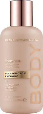 Тональный флюид Makeup Revolution Body Veil Face & Body Foundation для лица и тела, 120 мл