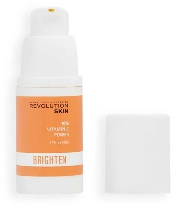 Revolution Skincare 10% Vitamin C Power Brighten Eye Serum сыворотка для кожи вокруг глаз осветляющая с витамином C и пептидами 15 мл