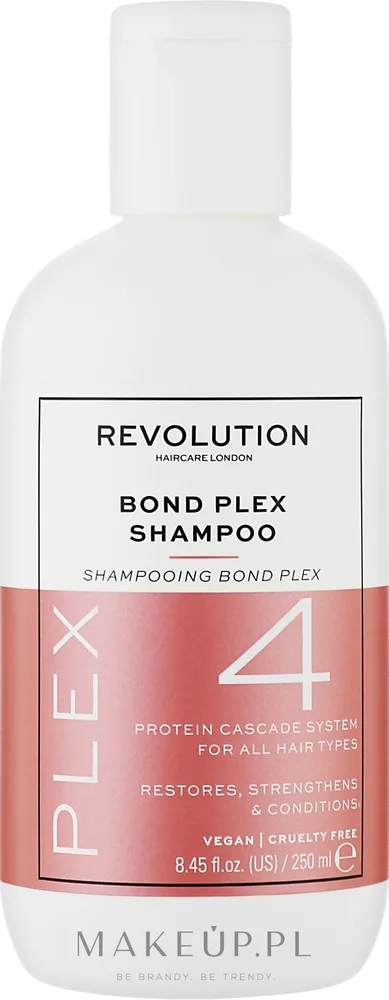 Revolution Haircare Makeup Revolution Plex 4 Bond Plex shampoo - Шампунь разглаживающий Makeup Revolution Plex 4 Bond Plex Shampoo для сухих и повреждённых волос, 250 мл