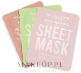Набор тканевых масок Revolution Skincare с ниацинамидом розовой глиной и чайным деревом 3 шт — фото 1
