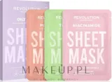 Набор тканевых масок Revolution Skincare с ниацинамидом розовой глиной и чайным деревом 3 шт — фото 5