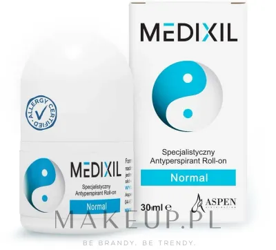Medixil Normal Antiperspirant Roll-On антиперспирант шариковый длительного действия для нормальной кожи, 30 мл