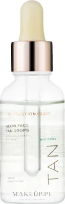 Makeup Revolution Makeup Revolution Drops For The Face With Hyaluronic Acid - Автозагарные капли для лица Мейкап Революшн Drops гиалуроновая кислота витамин E 30 мл