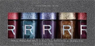 Набор лаков для ногтей Makeup Revolution Jewel Collection голографические 5 оттенков 5x10 мл