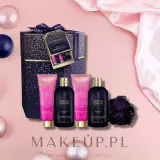 Набор Baylis & Harding Mulberry Fizz мыло для тела крем для душа лосьон гель для душа и мочалка 5 предметов — фото 2