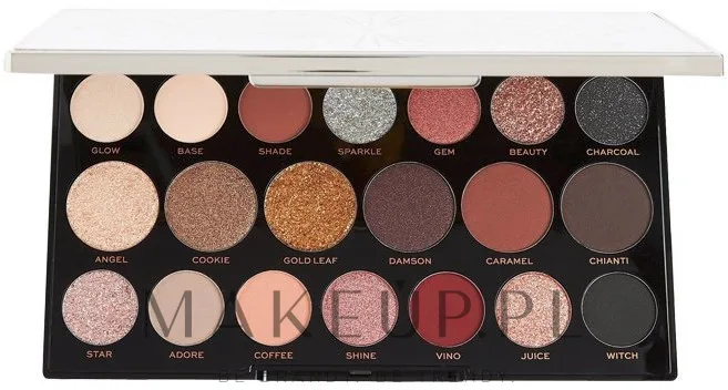 Палетка теней для век Makeup Revolution Precious Glamour Megastar Shadow Palette, оттенок Crystal