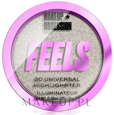 Хайлайтер для лица Makeup Obsession Feels 3D Universal