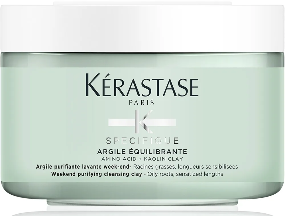 Маска для кожи головы Kérastase Spécifique Argile очищающая, глиняная, для жирной кожи головы, каолин, уголь, ментол, 250 мл