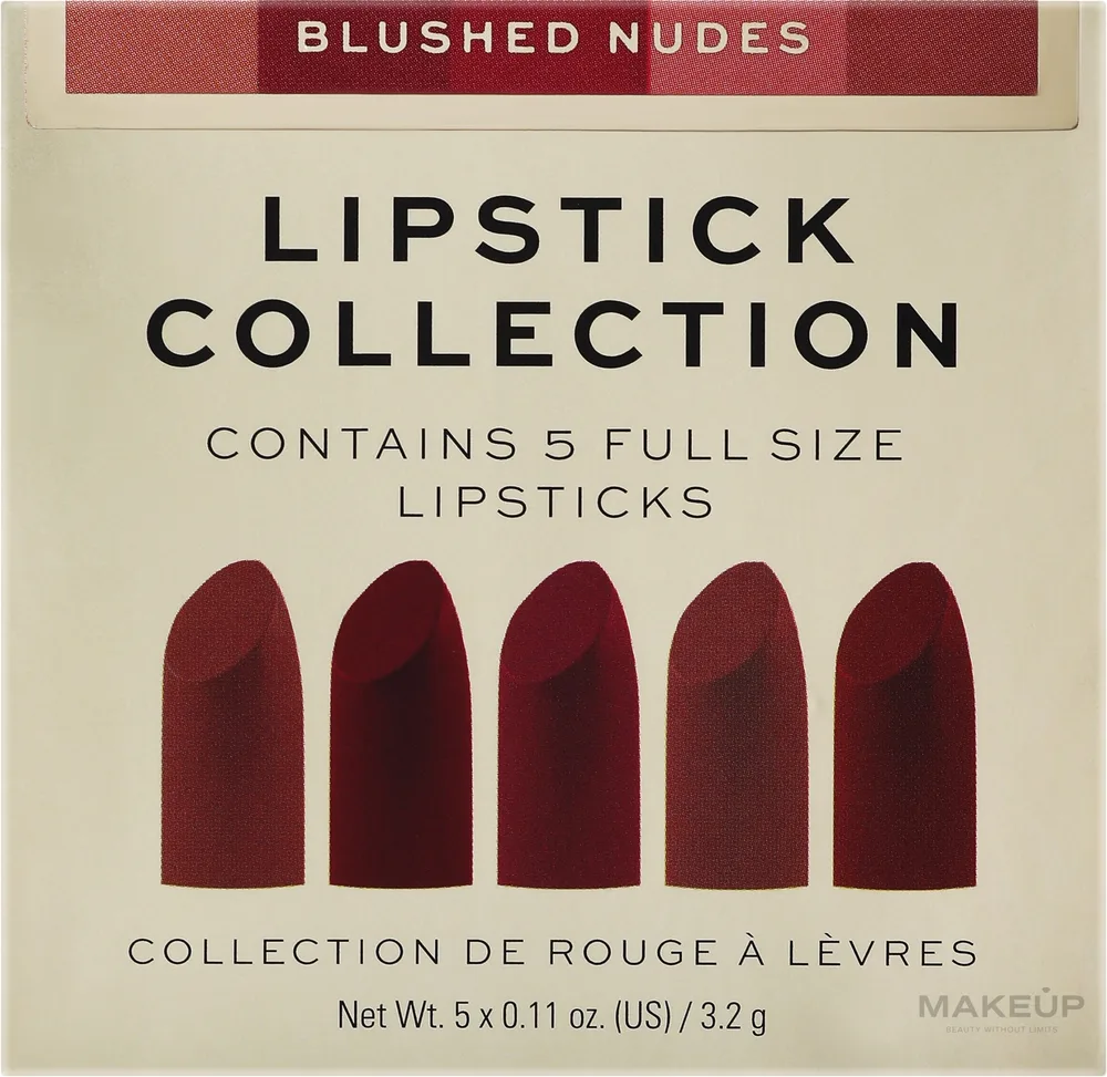 Набор помад для губ Revolution Pro Blushed Nudes 5 оттенков
