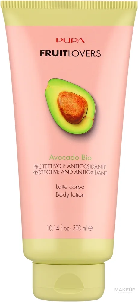 Pupa Fruit Lovers Avocado Body Lotion — бальзам для тела с авокадо, 300 мл