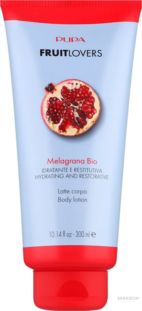 Pupa Fruit Lovers Pomegranate Body Lotion — бальзам для тела с гранатом, 300 мл