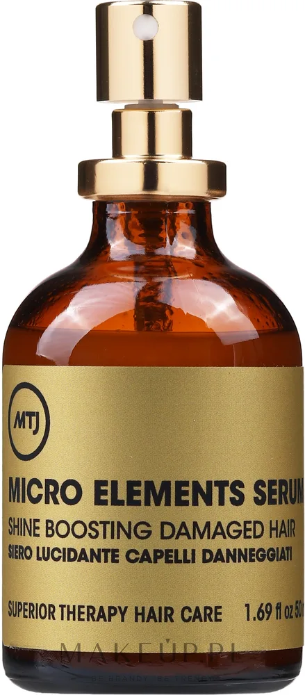 Восстанавливающая сыворотка-спрей для волос MTJ Cosmetics Superior Therapy Microelements Shine Boosting Serum, 50 мл
