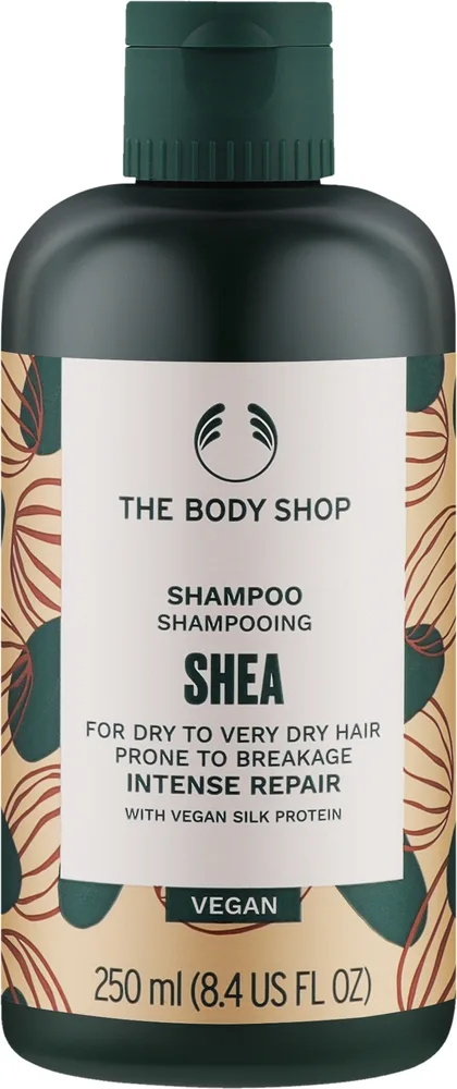 Шампунь для сухих волос The Body Shop Shea Intense Repair Shampoo интенсивно восстанавливающий, с ши, 250 мл