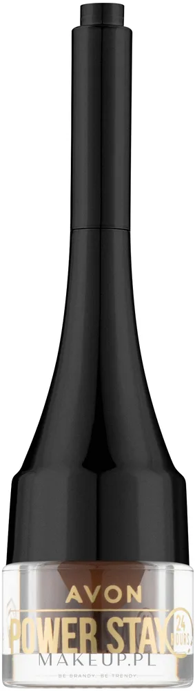 Помада для бровей Avon Power Stay 24H стойкая, гелевая текстура, 2 г, оттенок Dark Brown