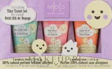 Mades Cosmetics Mades Cosmetics M|D|S Baby Care Tiny Travel Set (gel/50 мл + b/cr/50 мл + b/lot/50 мл) - Детский набор Mades Baby Care гель-шампунь без слез крем под подгузник и лосьон с овсом 3x50 мл — фото 1