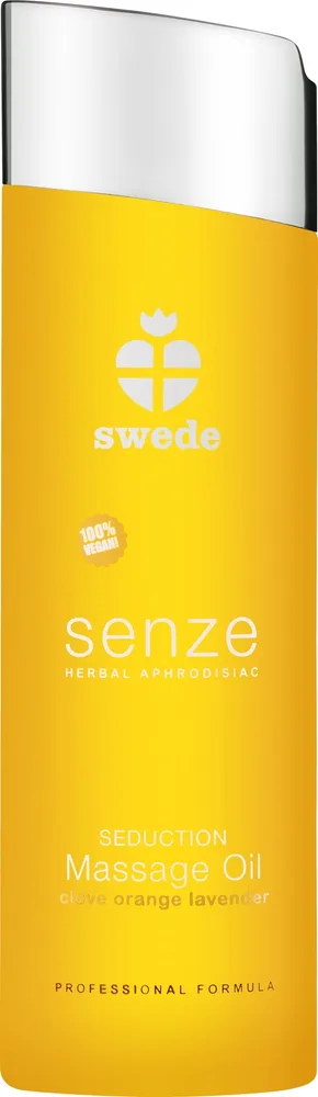 Массажное масло Swede Senze Seduction с гвоздикой, апельсином и лавандой